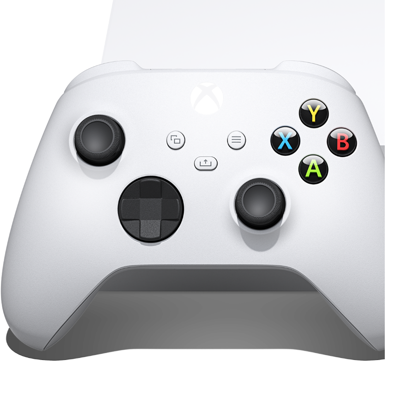 Mando inalámbrico Xbox en blanco