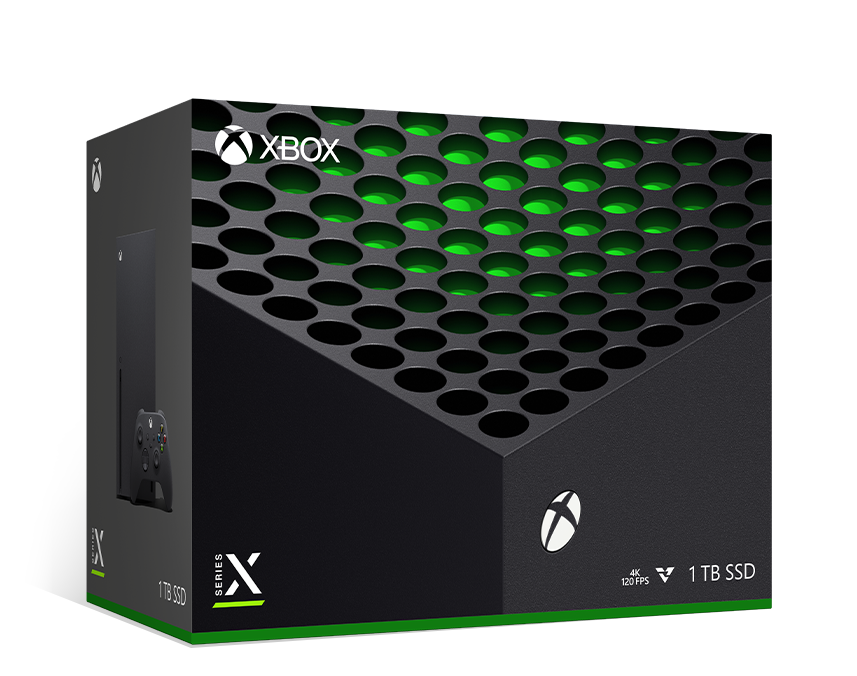 Xbox Series X – 1TB Carbon Black box