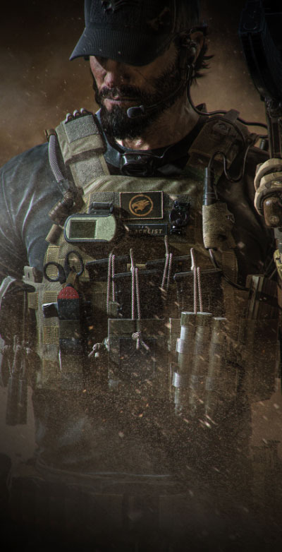 CrossfireX, Um soldado com um colete tático do exército