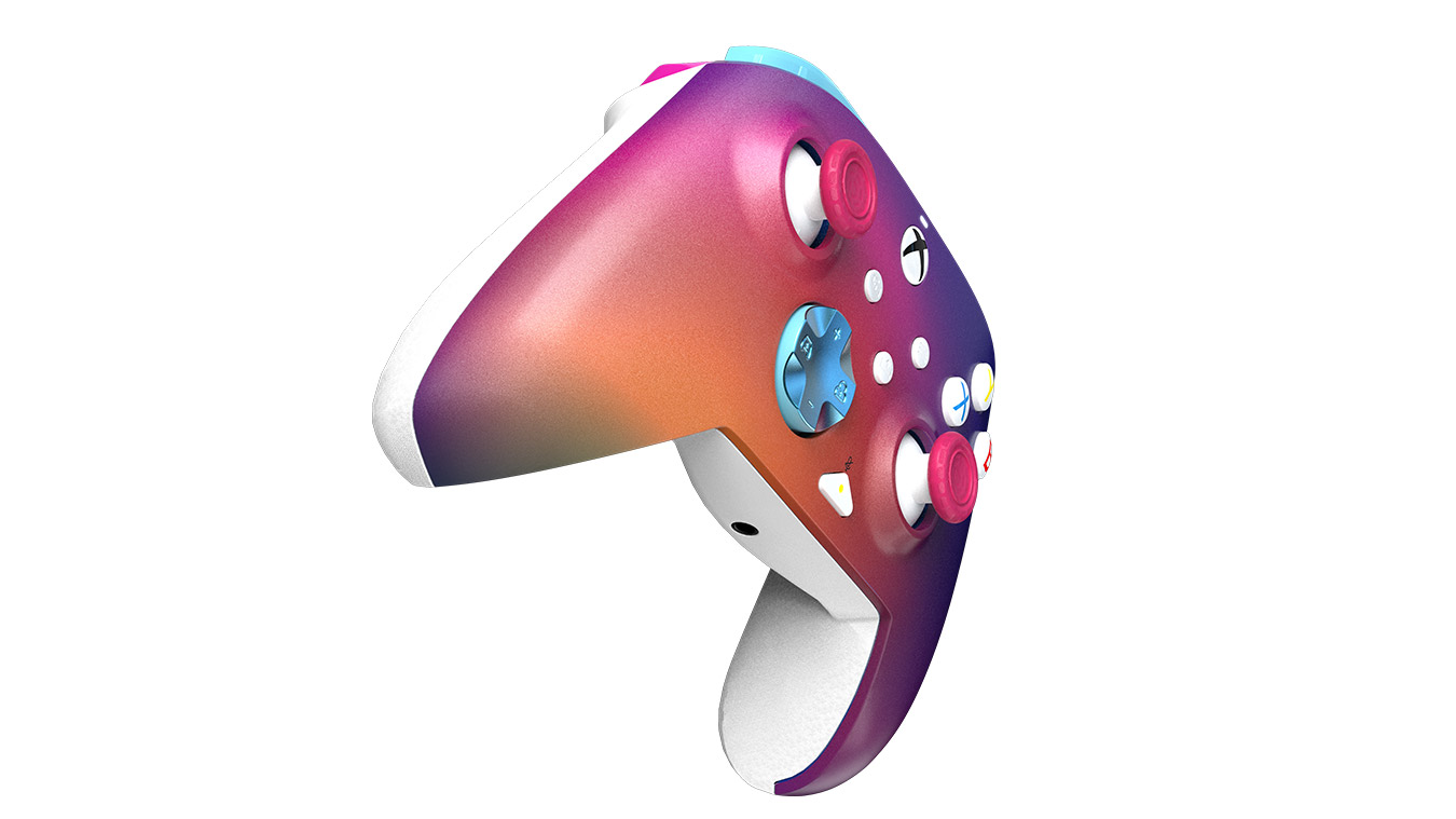 PDP - Manette de jeu filaire avancée REMATCH Purple Fade pour Xbox Ser