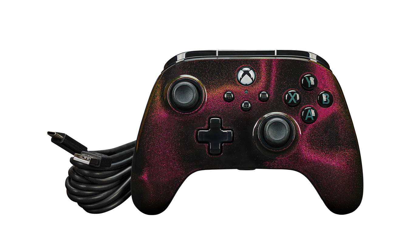 MANETTE FILAIRE POWER A ADVANTAGE XBOX SERIE X/S SPARKLE WAVE