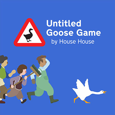 Klíčová grafika ze hry Untitled Goose Game