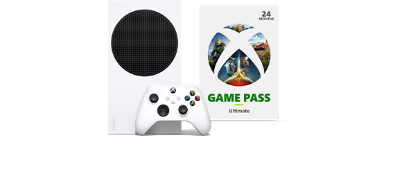 Xbox Series S with Xbox Game Pass box