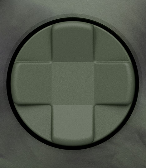 Vue rapprochée du BMD de la manette sans fil Xbox - édition spéciale Nocturnal Vapor