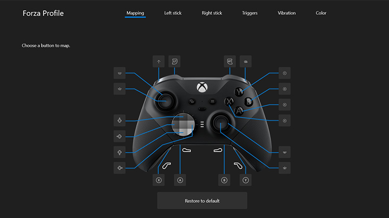 XBOX Elite ワイヤレス コントローラー シリーズ 2 を設定する | XBOX