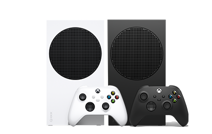 Xbox Series S och handkontroll