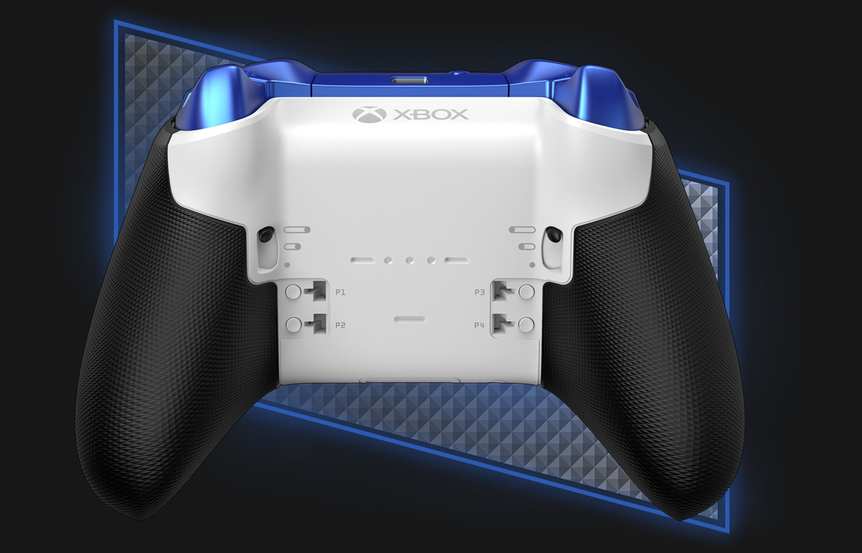 Opties voor het toewijzen van knoppen op de Xbox Elite draadloze controller Series 2 - Core (wit)