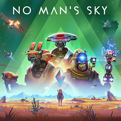 Hlavná grafika hry No Man's Sky