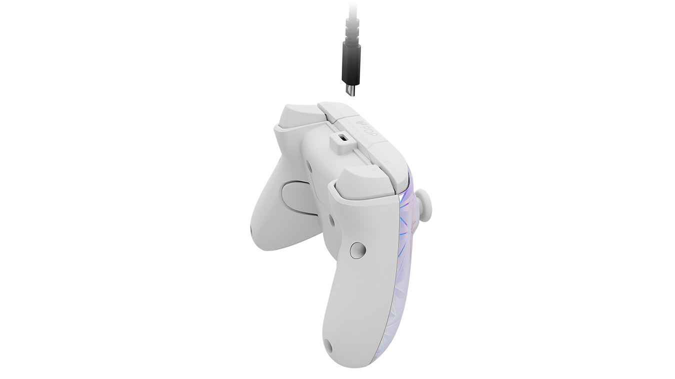 PDP - Manette de jeu filaire avancée REMATCH Purple Fade pour Xbox Ser