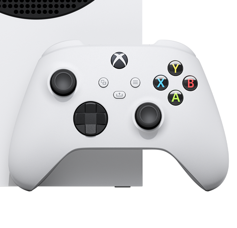 Control inalámbrico Xbox en blanco
