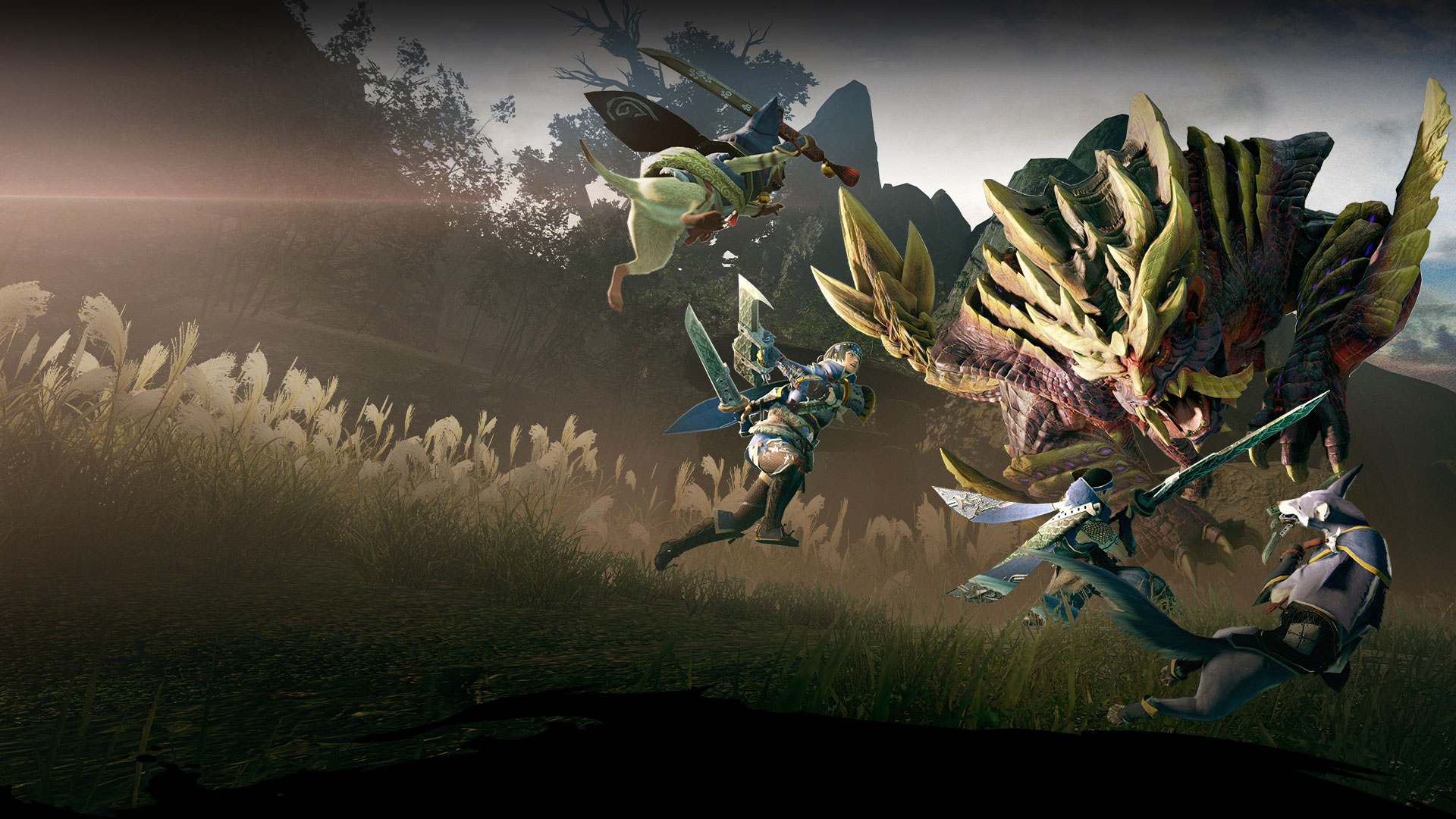 Wallpaper - Monster Hunter Rise – Monsters, Rewards