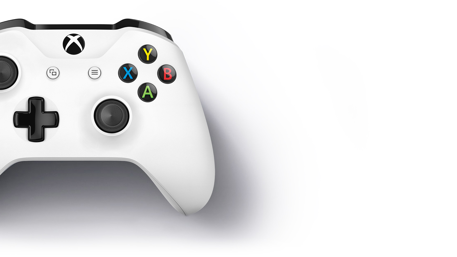 Xbox One S white controller