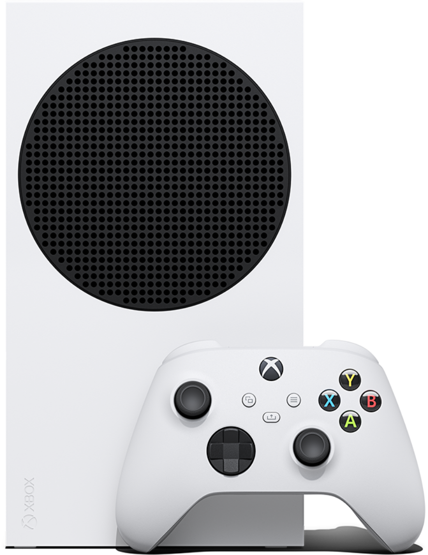 O Xbox Series S e o Controle Xbox