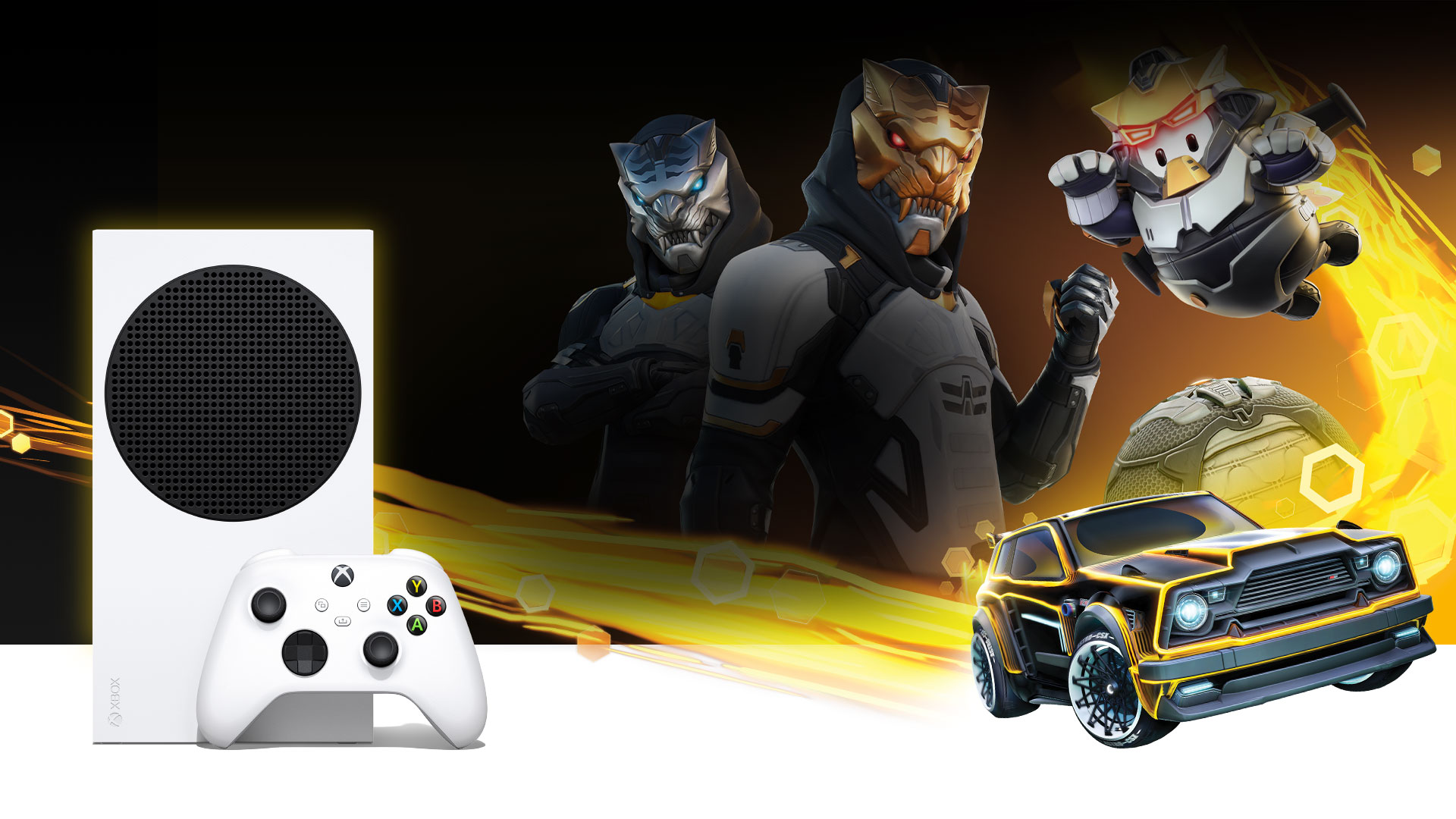 Xbox Series S (Fortnite, Rocket League, Fall Guys 同梱版) | Xbox