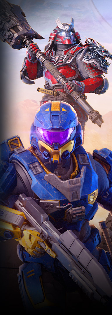 Grupo de personajes del modo multijugador de Halo Infinite