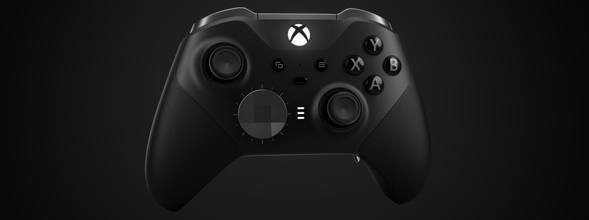 Manette analogique de remplacement pour Xbox One Elite série 2 poignées de  manette de jeu repose-pouce et pare-chocs boutons de molette de  déclenchement