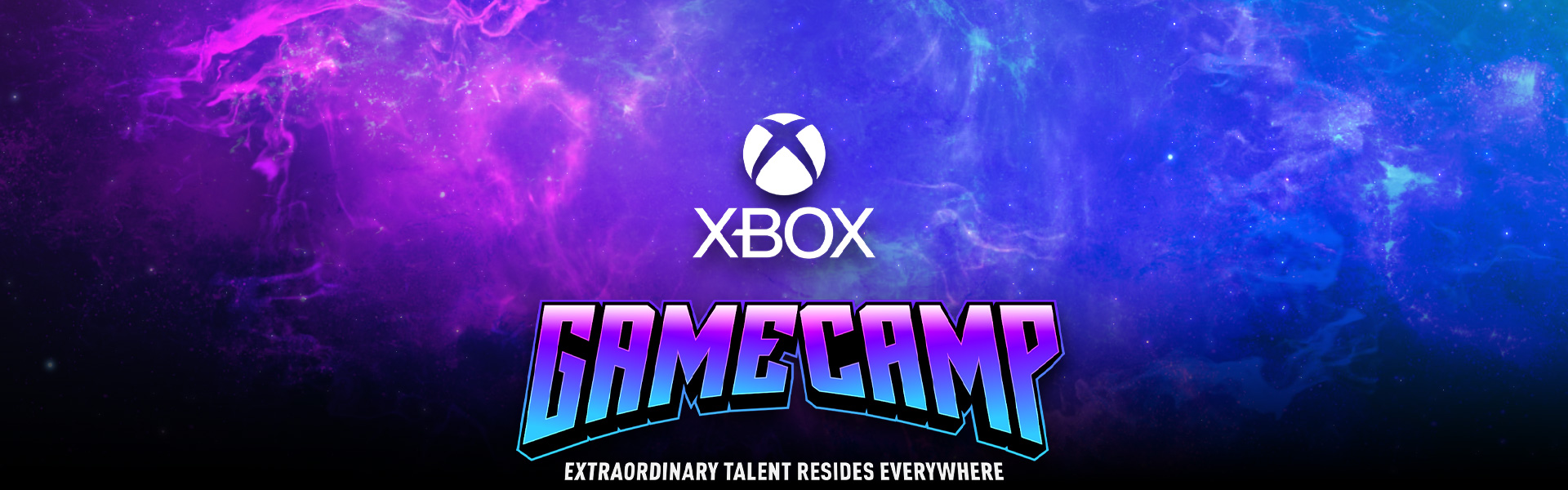 Xbox Game Camp logo, Extraordinary talent resides everywhere