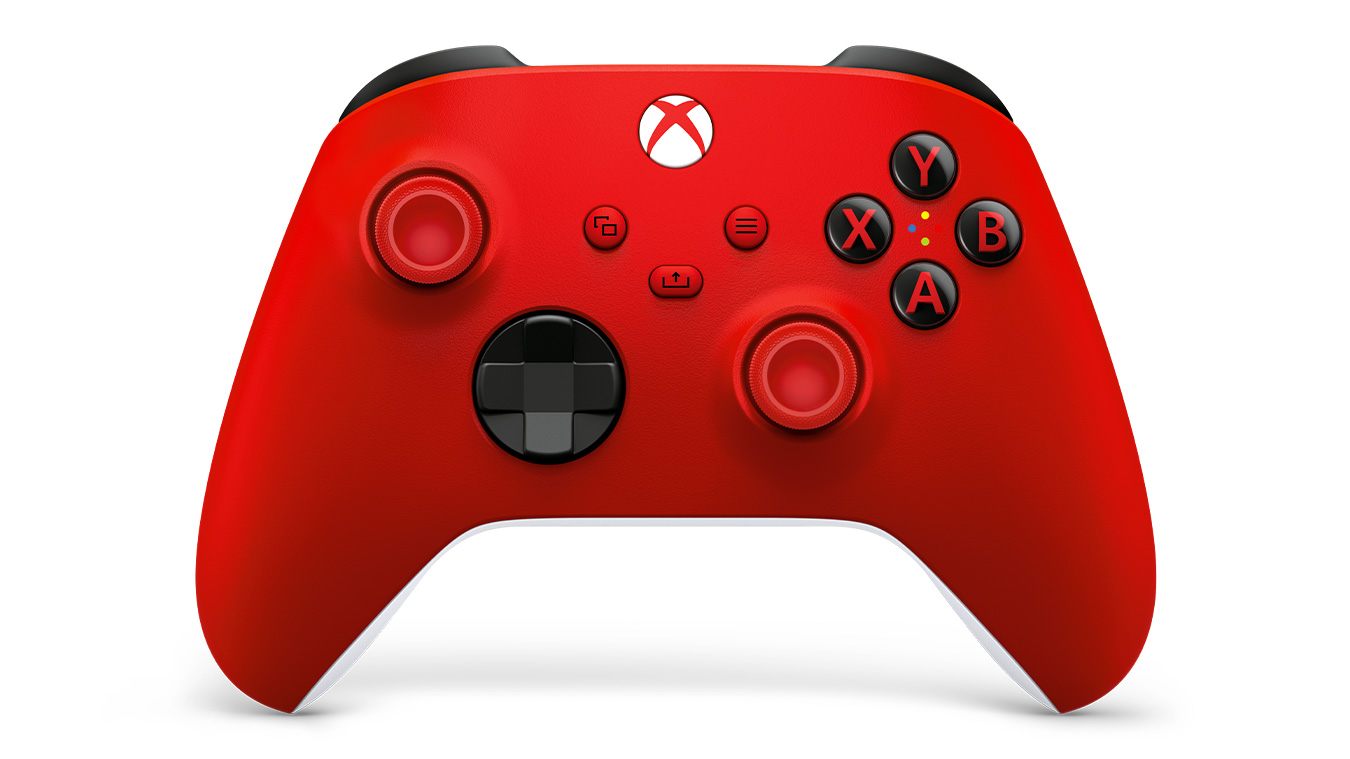 Microsoft official xbox on sale wireless red controller