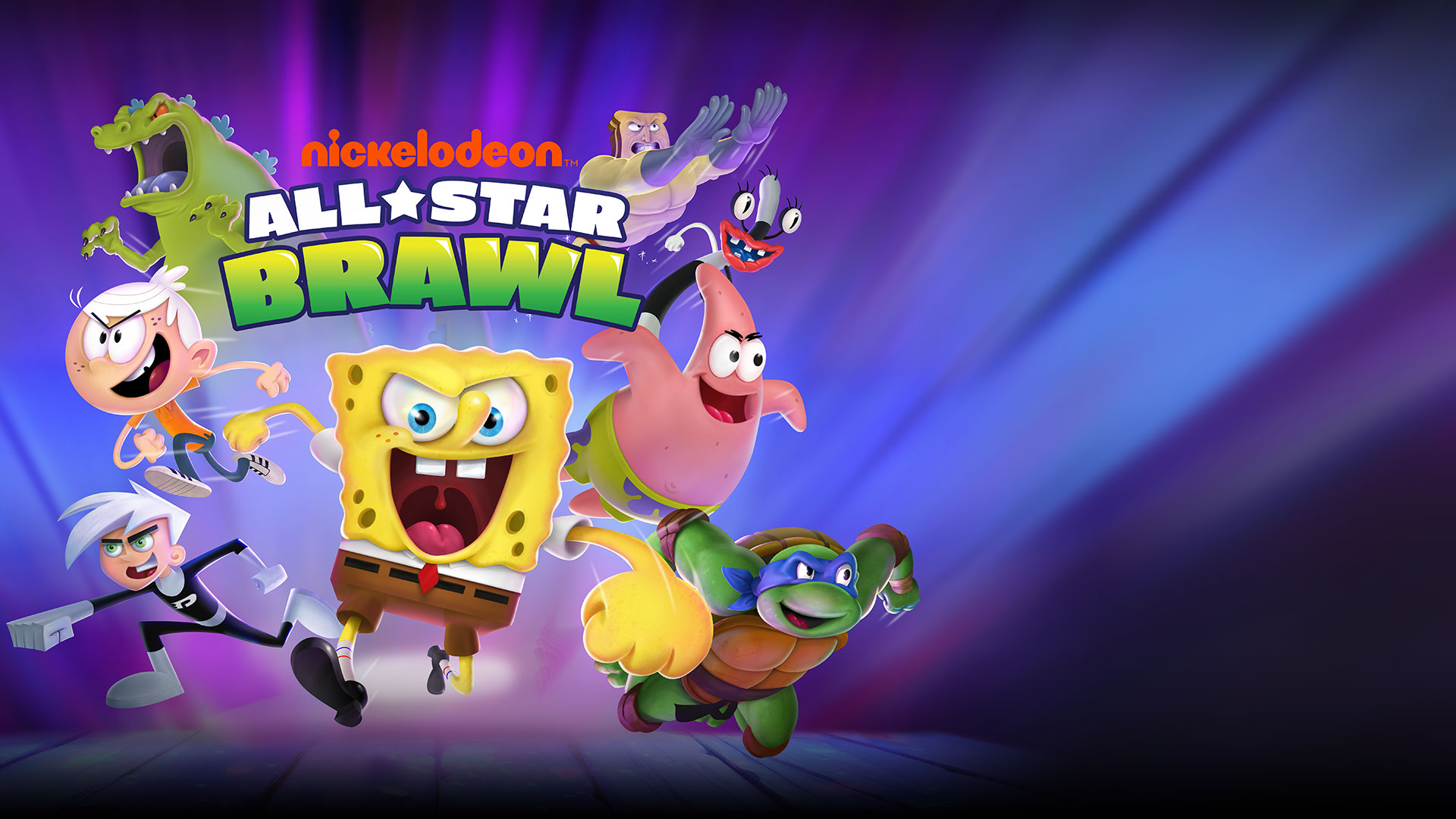 《Nickelodeon All-Star Brawl》，海绵宝宝、忍者神龟莱昂纳多、幻影丹尼和其他 Nickelodeon 明星向前迈进准备战斗